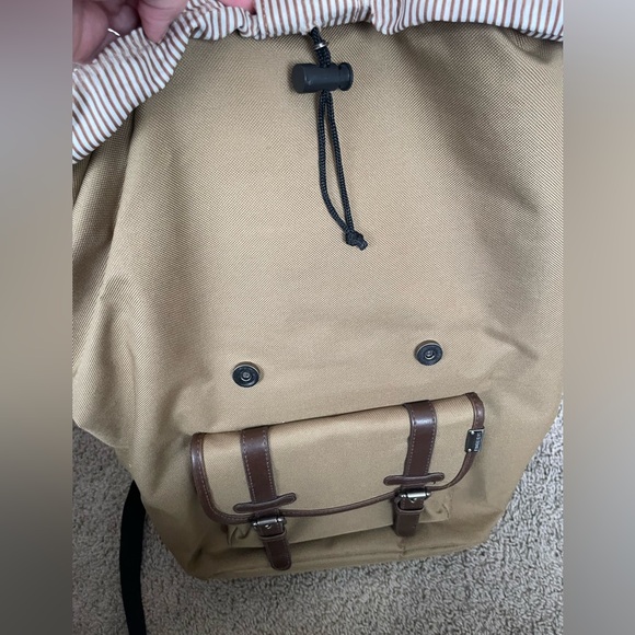 Steve Madden Classic Utility Travel Backpack Shoulder Bag Khaki Travel main image 4